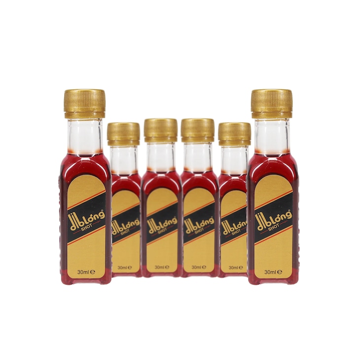 Set 6 shot-uri afrodisiace premium concentrat, DIBLONG SHOT, pentru barbati, poate ajuta la stimulare sexuala, potenta, erectie, ejaculare precoce, 6 buc x 30 ml