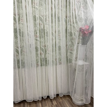 Perdea ivoire brodata fin, din colectia  Perdea ivoire brodata fin, din colectia