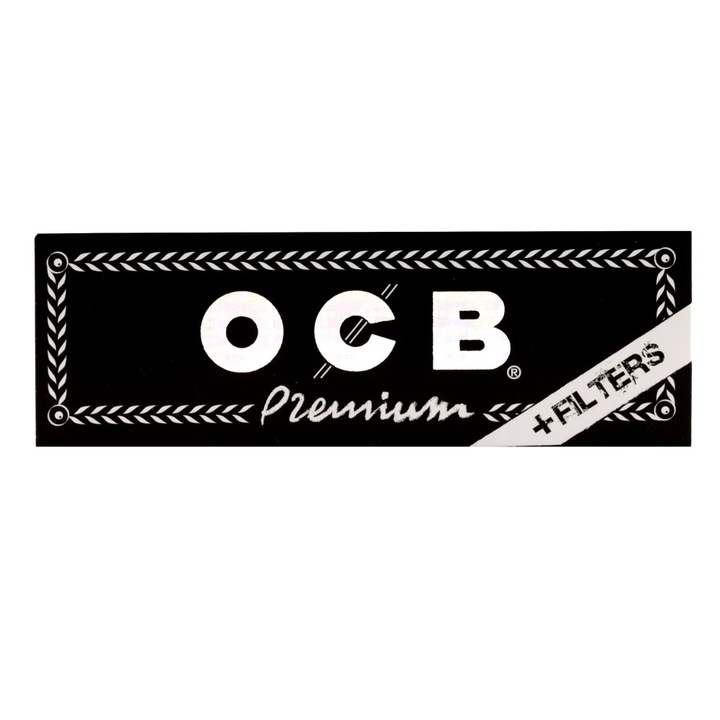 Set foite pentru rulat tigari OCB Premium, 78mm / 1.1/4, 50 bucati si filtre din carton 50 bucati