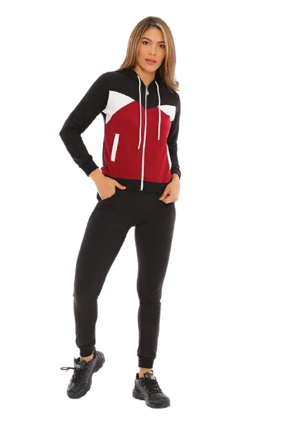 Trening dama ,bumbac cu gluga