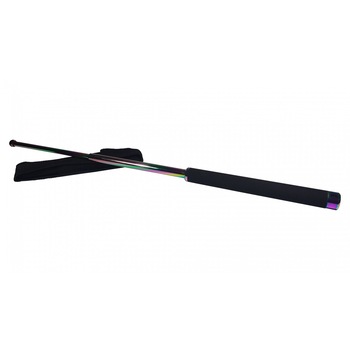 Baston telescopic, 66 cm, fade, maner burete, multicolor Baston telescopic, 66 cm, fade, maner burete, multicolor