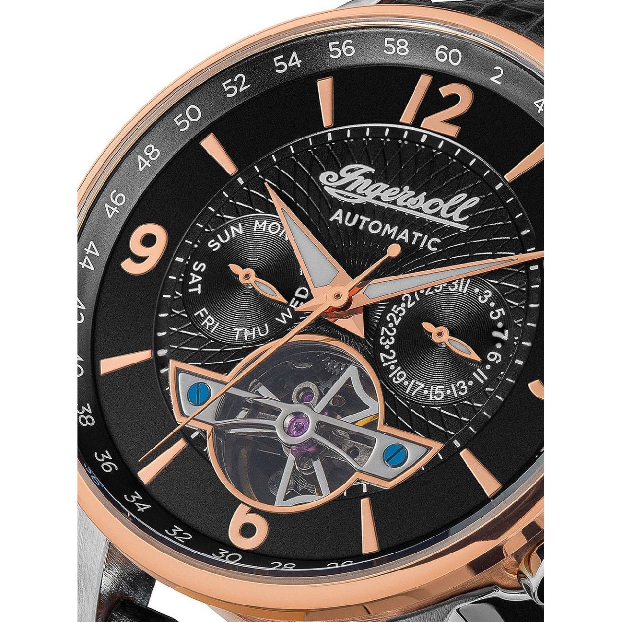 Ceas barbatesc Ingersoll I00702B, Automatic, 42mm, 5ATM