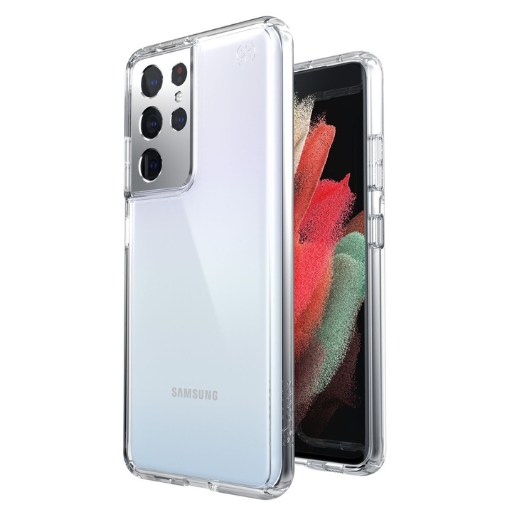 Силиконов Кейс за Samsung Galaxy S21 Ultra, Прозрачен