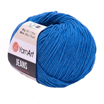 Fir Textil Yarn Art Jeans 16,pentru crosetat si tricotat, acril, albastru, 160 m Fir Textil Yarn Art Jeans 16,pentru crosetat si tricotat, acril, albastru, 160 m
