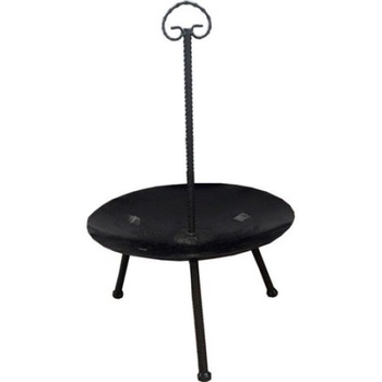 Gratar disc din otel, din taler de tractor, realizat manual, picioare detasabile, maner rece, grosime 3,5 mm, diametru 46 centimetri Gratar disc din otel, din taler de tractor, realizat manual, picioare detasabile, maner rece, grosime 3,5 mm, diametru 46 centimetri