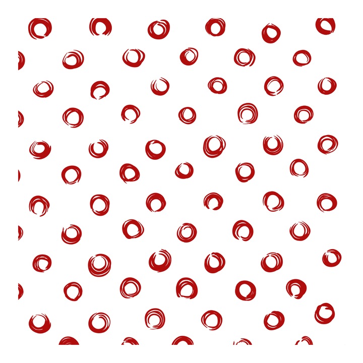 Autocolant pentru geam, Orafol, Puncte, Rosu, 92x205 cm