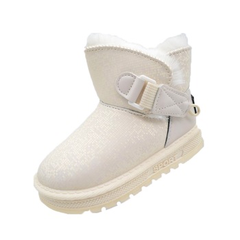 Cizme imblanite pentru fete Bessky FJ666-7B-28, Crem 64579 Cizme imblanite pentru fete Bessky FJ666-7B-28, Crem 64579