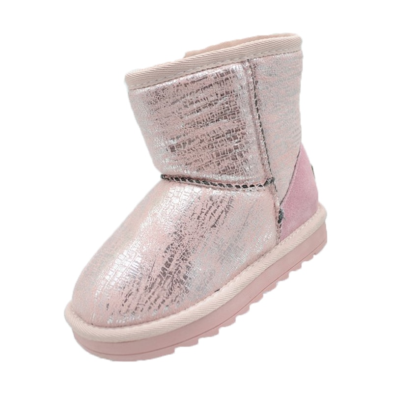 Cizme imblanite pentru fete Bessky 8297-4-32, Roz 64566