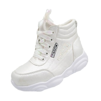 Ghete imblanite pentru fete Bessky JE9340-3-29, Argintiu 64623 Ghete imblanite pentru fete Bessky JE9340-3-29, Argintiu 64623
