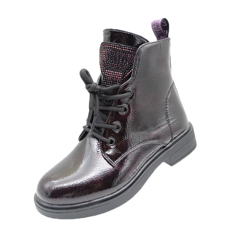 Cizme captusite pentru fete Bessky ML780-6-34, Visiniu 64617