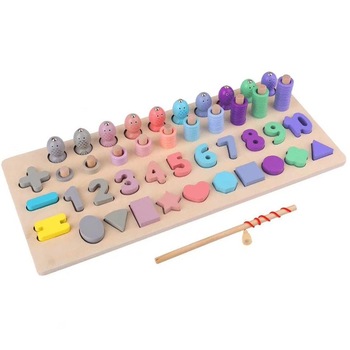 Jucarie Educativa din Lemn Montessori, 2 in 1, Indiggo®, Puzzle cu Cifre, Forme Geometrice si Joc de Pescuit Magnetic cu Undita, Include Semne Matematice si Cercuri pentru Numarat, 3 ani+, Multicolor Jucarie Educativa din Lemn Montessori, 2 in 1, Indiggo®, Puzzle cu Cifre, Forme Geometrice si Joc de Pescuit Magnetic cu Undita, Include Semne Matematice si Cercuri pentru Numarat, 3 ani+, Multicolor