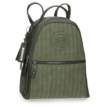 Rucsac dama 2 compartimente Pepe Jeans Lia, verde, 26x33x12 cm Rucsac dama 2 compartimente Pepe Jeans Lia, verde, 26x33x12 cm