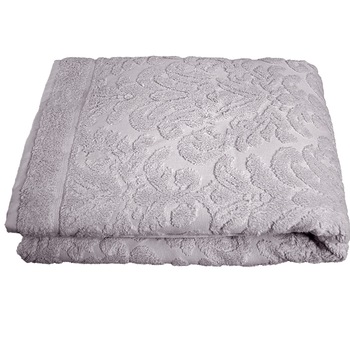 Prosop pentru fata Merilin Aglika, 50x90 cm, 100% bumbac, 500 GSM, gri Prosop pentru fata Merilin Aglika, 50x90 cm, 100% bumbac, 500 GSM, gri