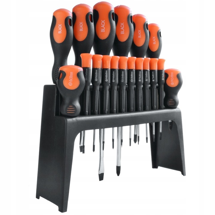 18 db mágneses csavarhúzó készlet CRV 28714 BlackTools