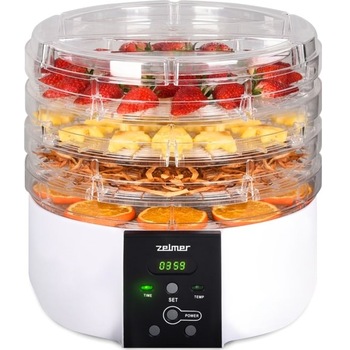 Deshidrator de alimente Zelmer ZFD1005, 520W, 4 tavi, Alb Deshidrator de alimente Zelmer ZFD1005, 520W, 4 tavi, Alb