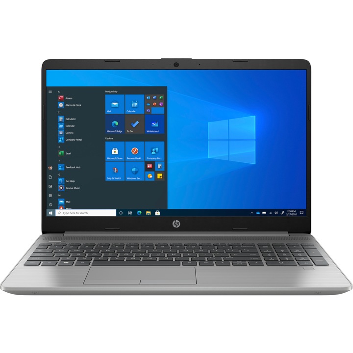 Лаптоп HP 250 G8, 2X7W8EA, 15.6", Intel Celeron N4020 (2-ядрен), Intel UHD Graphics 600, 8GB 2400MHz (1x8GB) DDR4, Сребрист EoL