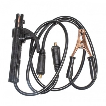 Set Cabluri de Sudura 20mmp cu Cleste Port Electrod 300A si Cupla Cablu DKJ 10-25mmp (Mufa 9mm) Set Cabluri de Sudura 20mmp cu Cleste Port Electrod 300A si Cupla Cablu DKJ 10-25mmp (Mufa 9mm)