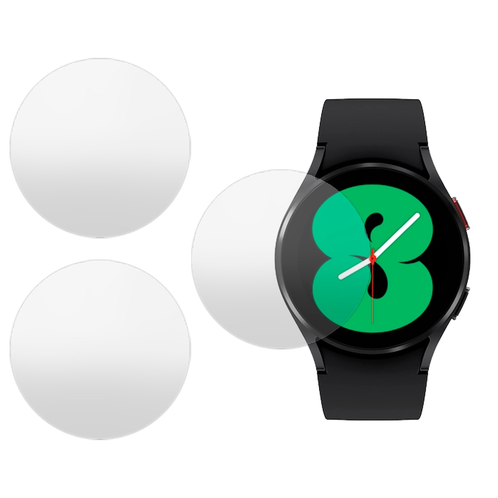 Set 3 folii mate SILKASE pentru Samsung Galaxy Watch4 40mm, silicon, regenerabil, Full-display