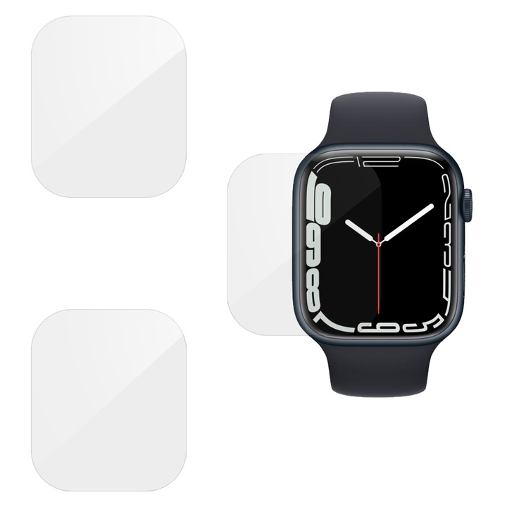 3 db szilikon SILKASE regenerálódó fólia Apple Watch 7 45mm, Full-display
