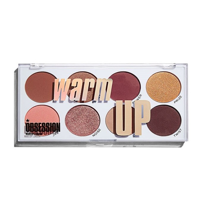 Trusa de machiaj Makeup Revolution Obsession Warm Up, 13 g