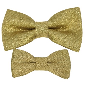Set tata-fiu papioane aurii Golden Touch Set tata-fiu papioane aurii Golden Touch