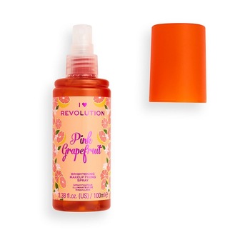 Spray fixare machiaj Makeup Revolution I Heart Revolution Grapefruit, 100 ml Spray fixare machiaj Makeup Revolution I Heart Revolution Grapefruit, 100 ml