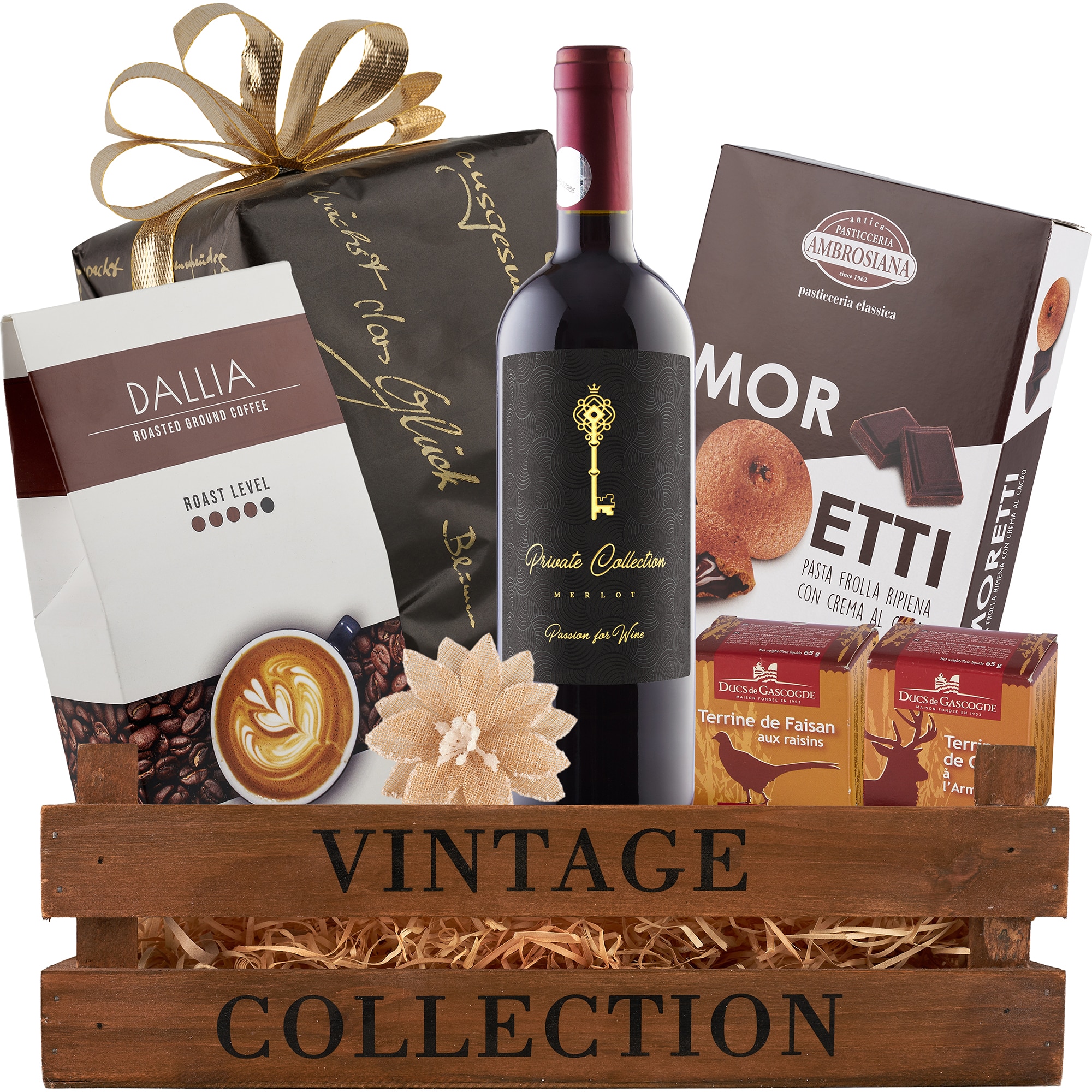 Cos cadou Boutique Cadeaux Vintage, 1500 g