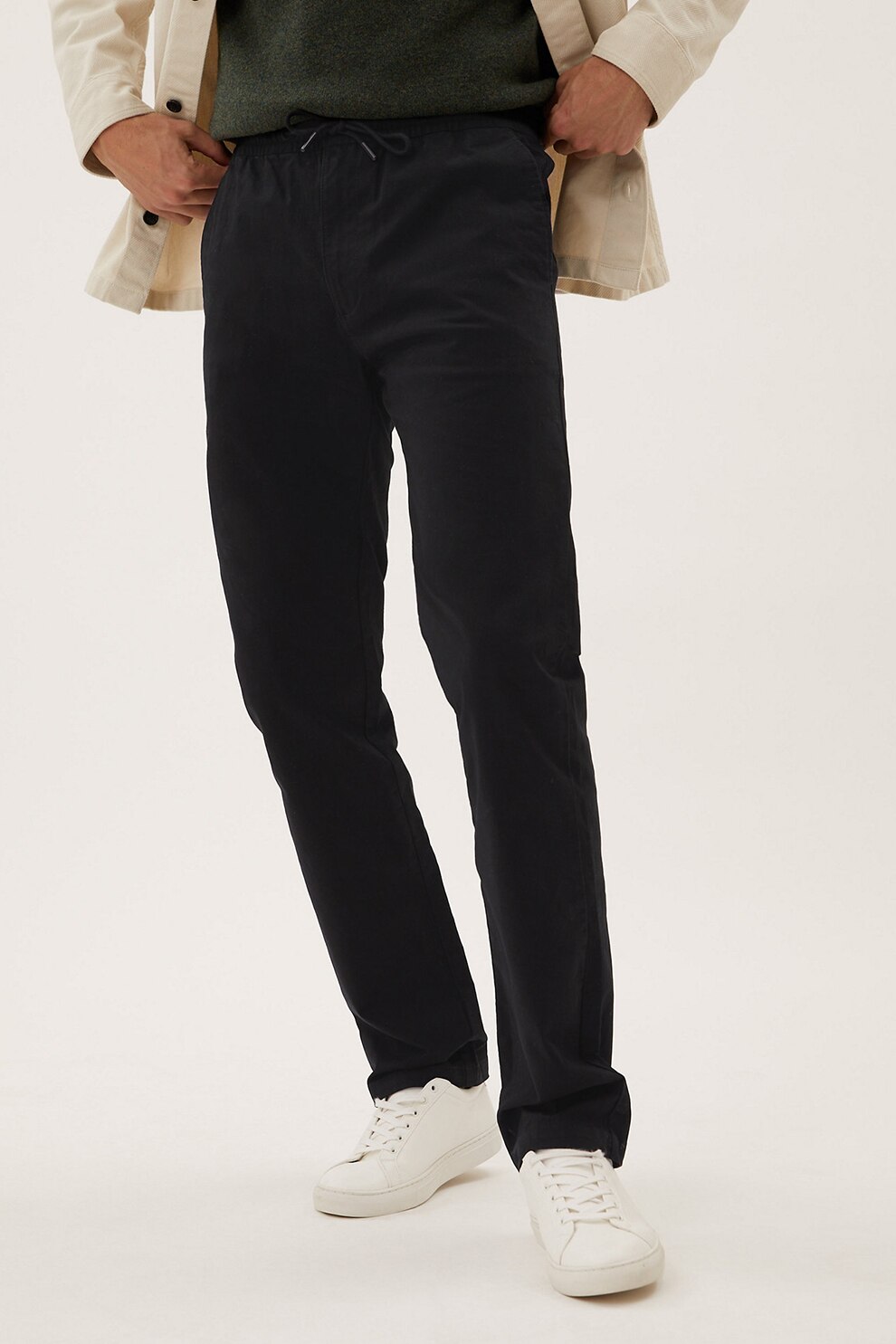 Marks & Spencer, Pantaloni jogger drepti, Negru