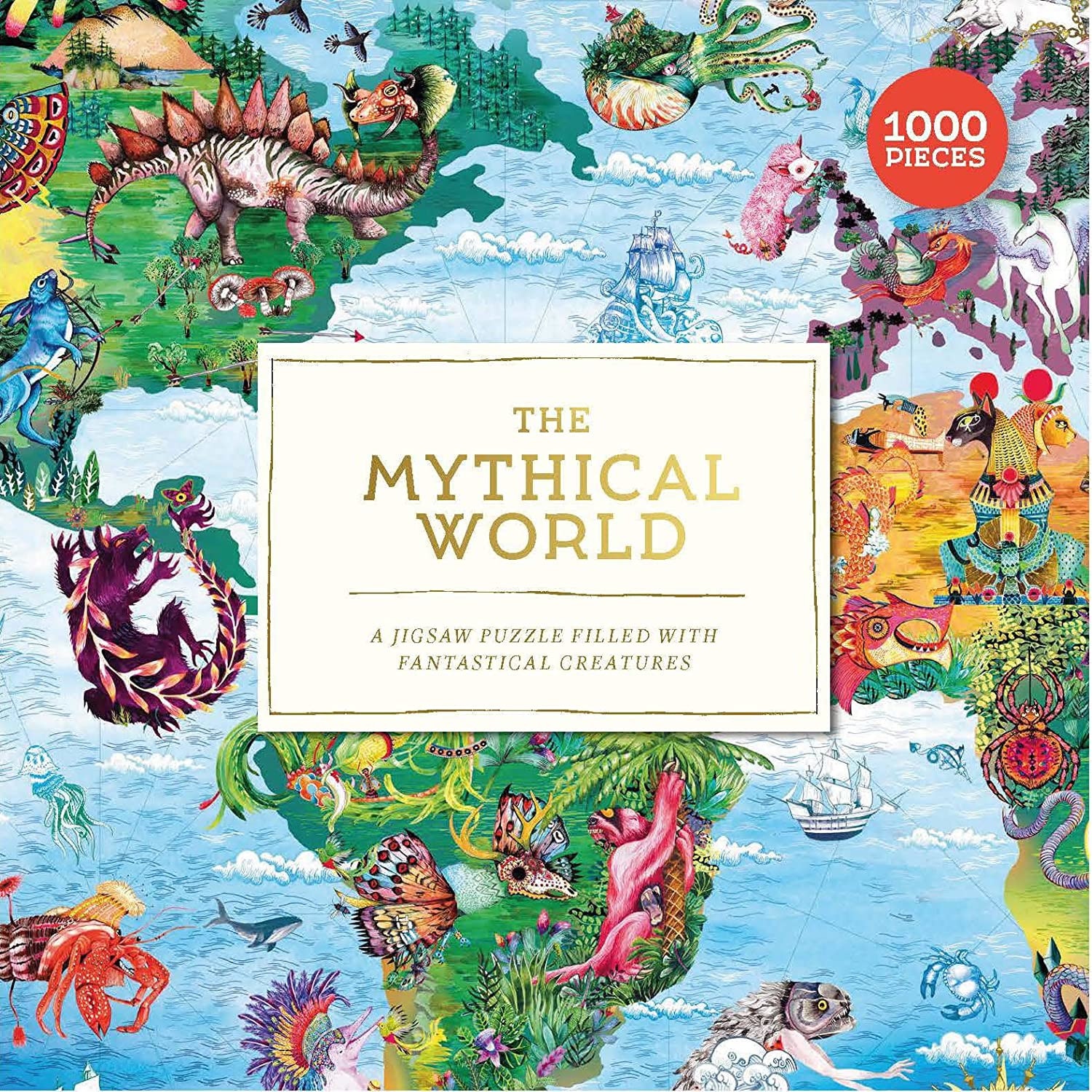 Puzzle 1000 de piese - The Mythical World, Carton