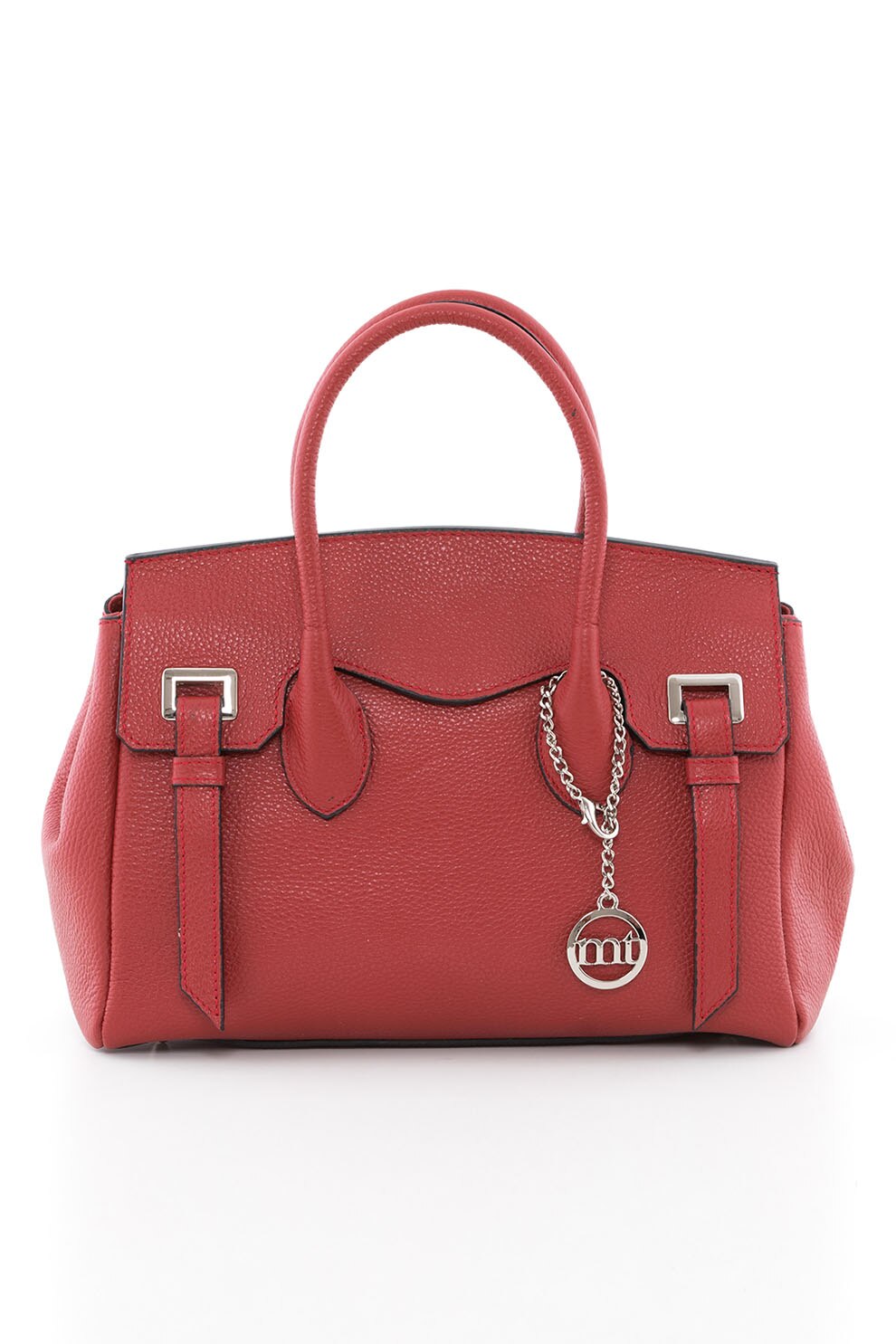 Mia Tomazzi, Geanta de piele cu bareta de umar Braida, Roşu