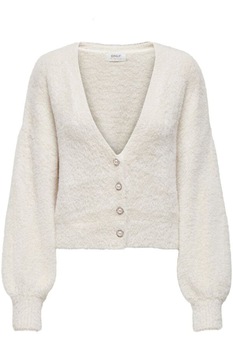 Only, Cardigan crop pufos, Maro nisip Only, Cardigan crop pufos, Maro nisip