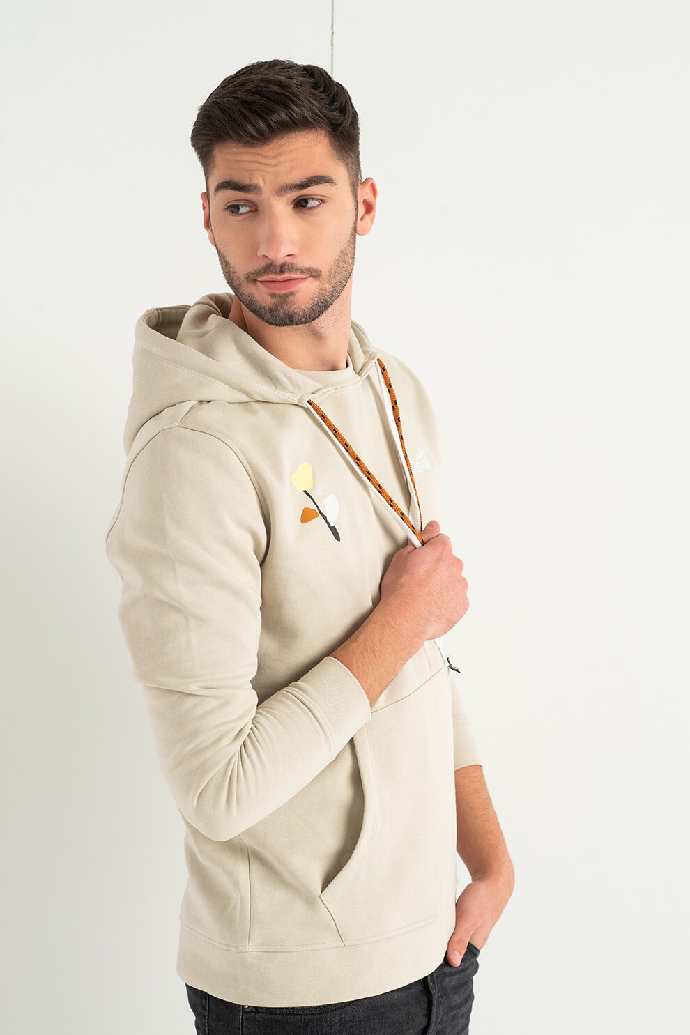Only & Sons, Hanorac regular fit cu buzunar kangaroo Randy, Grej