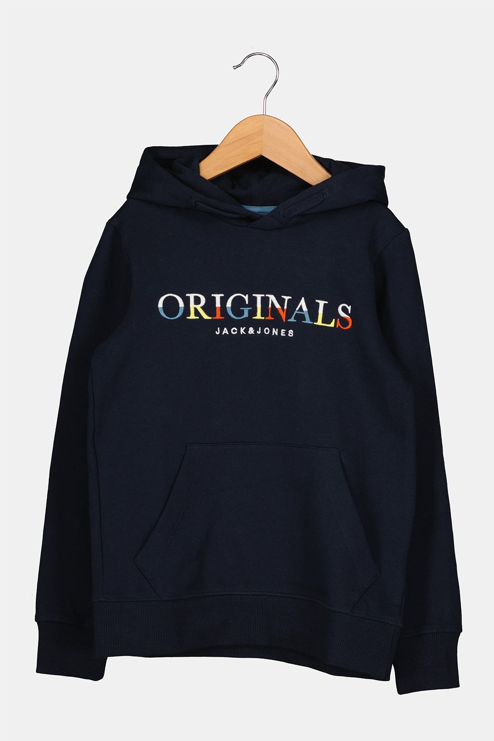 Jack&Jones, Hanorac cu broderie pe piept, Bleumarin