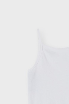 NAME IT, Set de top-uri din amestec de bumbac organic - 2 piese, Alb NAME IT, Set de top-uri din amestec de bumbac organic - 2 piese, Alb