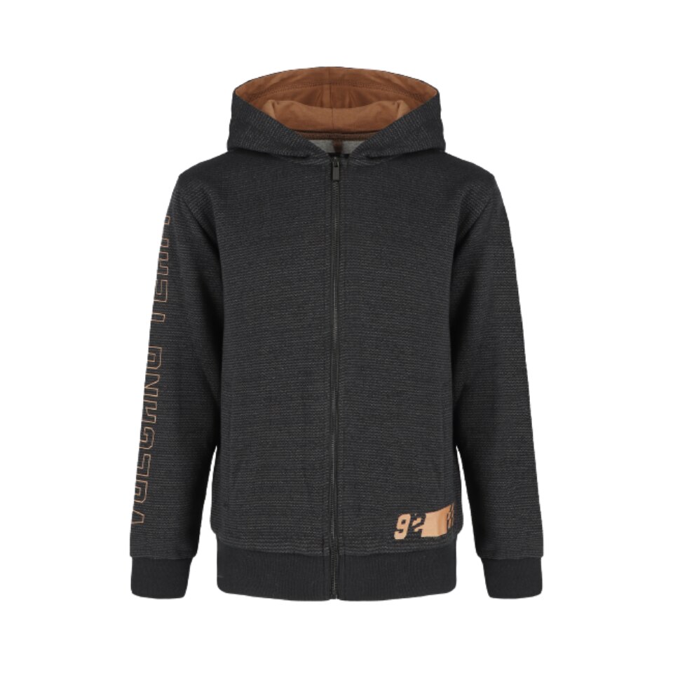 Hanorac Baieti, Volcano, B - Radis Junior, Bumbac, 146 - 152CM, 11 - 12 ani, Negru