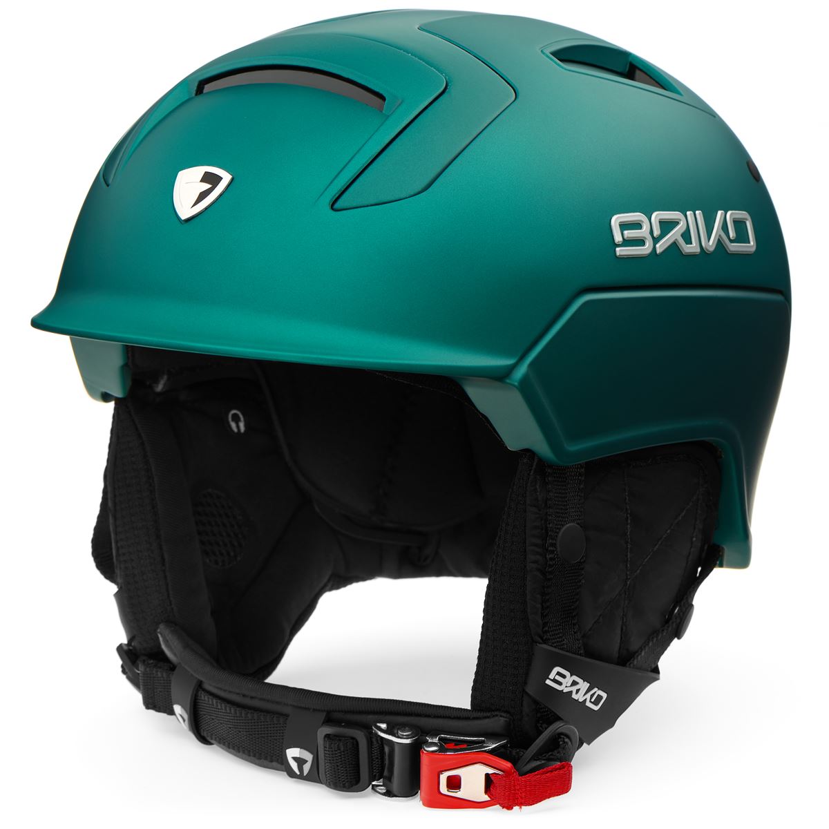 Casca schi Briko Mongibello matt chrome green, M, 56-58cm