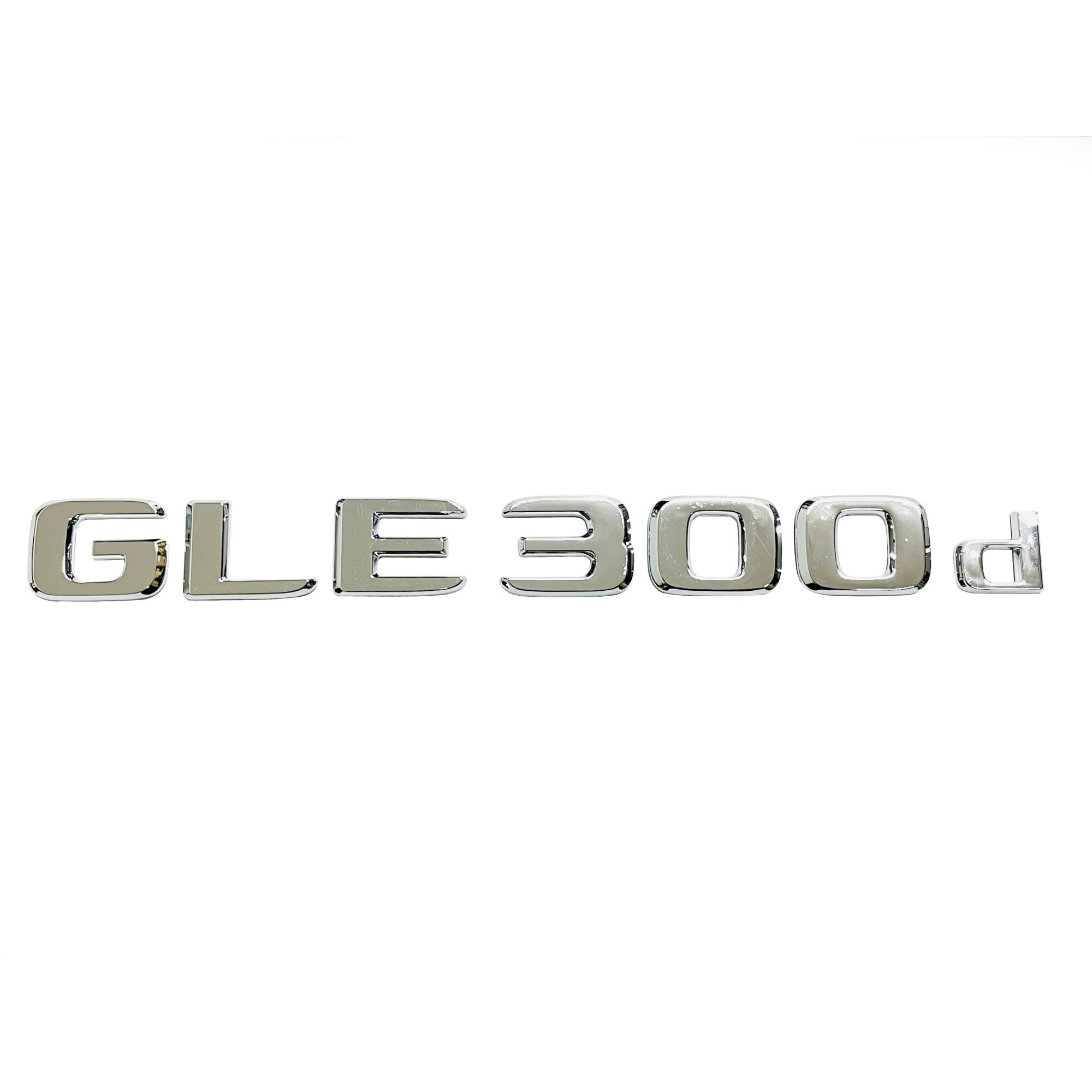 Emblema Scris din ABS GLE300d Silver lucios compatibil Mercedes