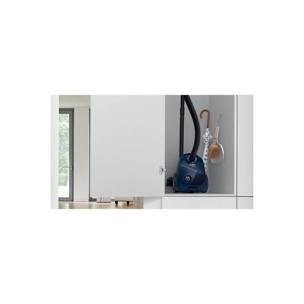 Aspirator cu sac Bosch BGLS2BU2, 600 W, 3.5 litri, 80 db, Albastru