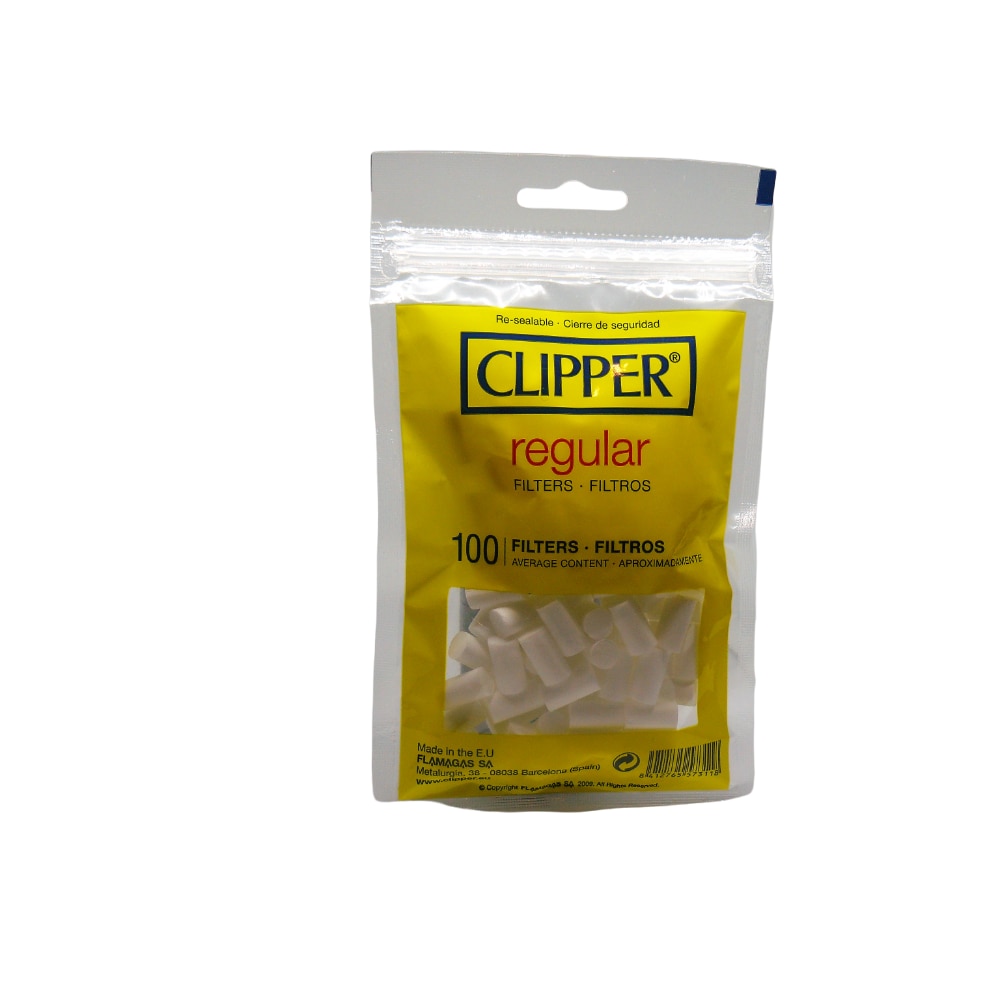 Filtre pentru rulat tigari Clipper Regular 8mm, 100 bucati