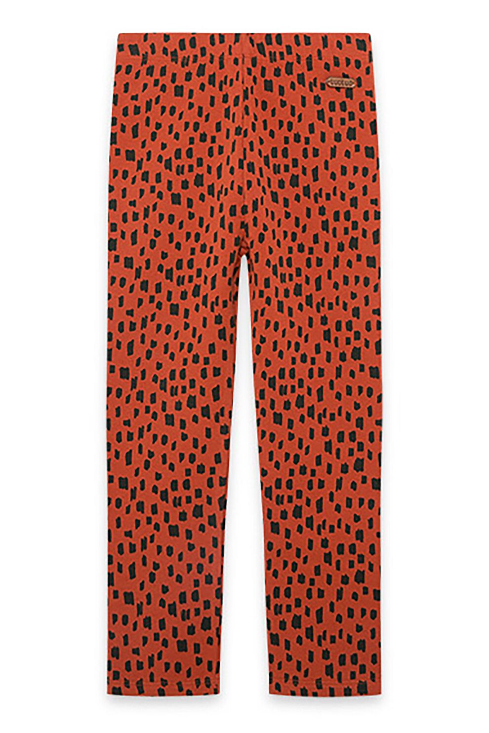 Tuc Tuc, Colanti din jerseu cu animal print, Oranj stins/Negru