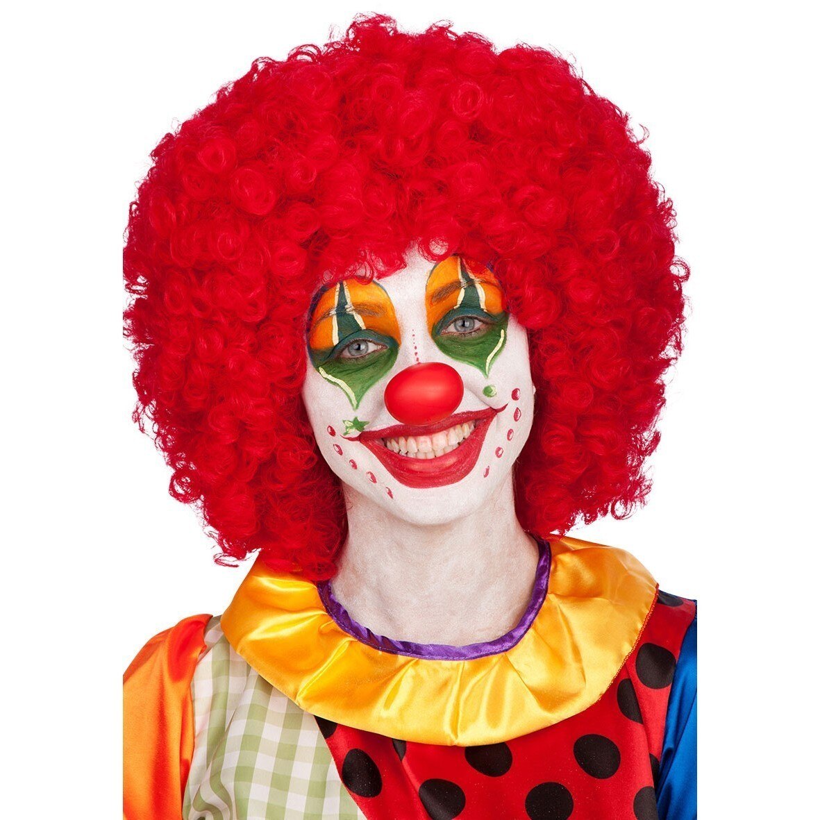 Peruca rosie mega clown