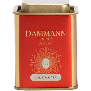 Cutie cadou cu ceai negru aromatizat Dammann, Christmas Tea, 90 g Cutie cadou cu ceai negru aromatizat Dammann, Christmas Tea, 90 g