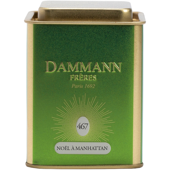 Подаръчна кутия: Зелен чай Dammann, Noel a Manhattan, 90 гр