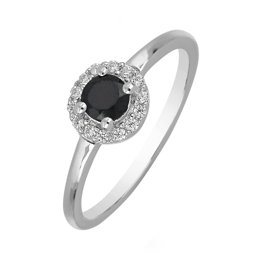 Inel argint cu onix si cristale de zirconiu alb - IVA0116 14973