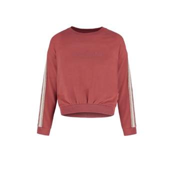 Pulover Fete, Volcano, Nino Junior, cu Margele, Bumbac/Elastan, Roz/Alb, 134 - 140CM, 9 - 10 ani Pulover Fete, Volcano, Nino Junior, cu Margele, Bumbac/Elastan, Roz/Alb, 134 - 140CM, 9 - 10 ani