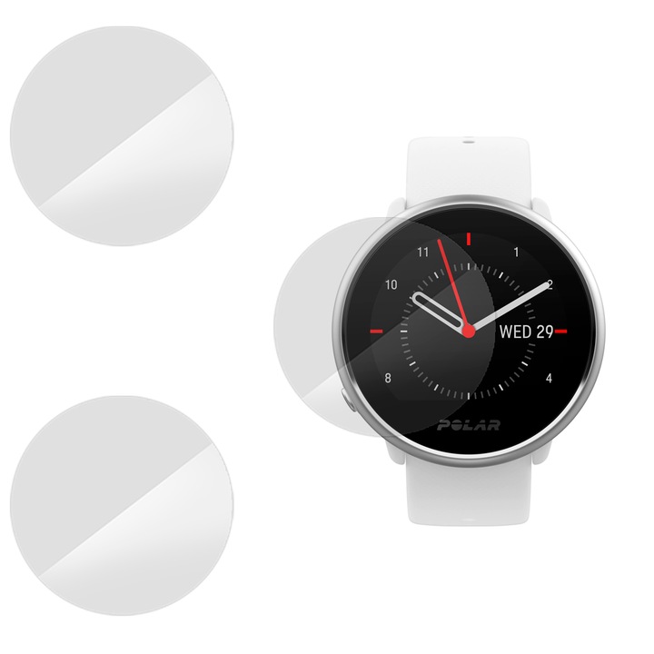 3 db szilikon SILKASE regenerálódó fólia Polar Ignite 43mm, Full-display
