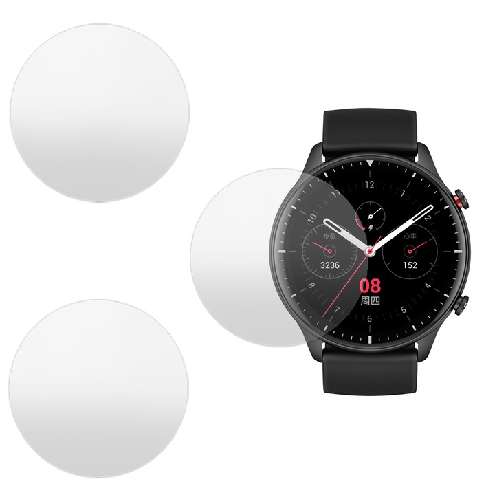 3 db antireflexiós regenerálódó szilikon SILKASE fólia Amazfit GTR2 Sport 47mm