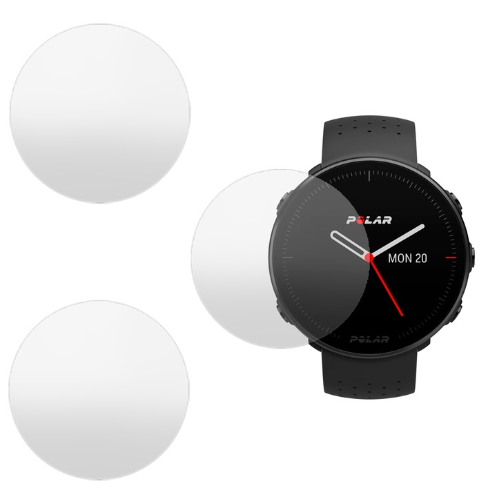 3 db antireflexiós regenerálódó szilikon SILKASE fólia Polar Vantage M 46mm