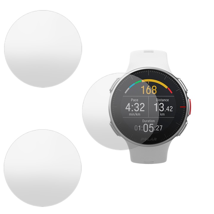 3 db antireflexiós regenerálódó szilikon SILKASE fólia Polar Vantage V 46mm