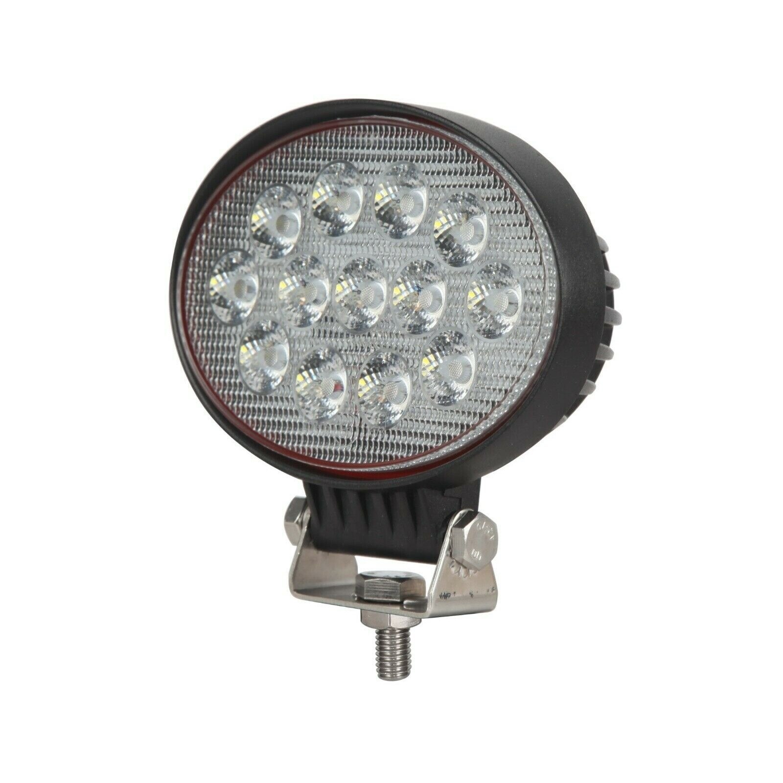 LED Proiectoar Flexzon, Oval, 39W, 12V-24V,14 Cm, 13 Leduri, pentru ATV, Jeep , Motor, Barca, Tractor